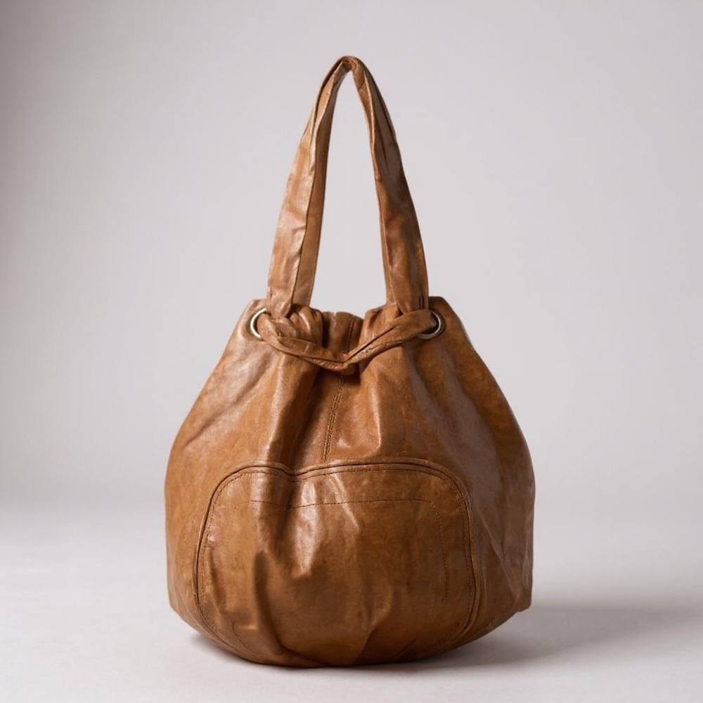 Kooba Brown Distressed Leather Slouchy Oversized Bag